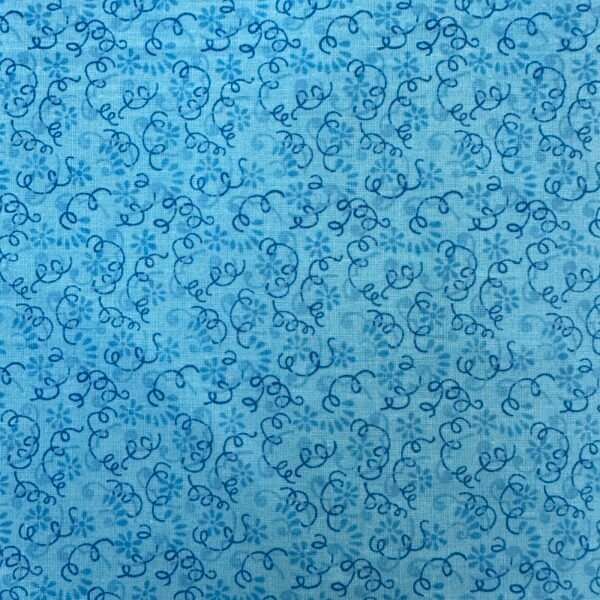 Swirl Dot Ocean Blue by Sew Easy