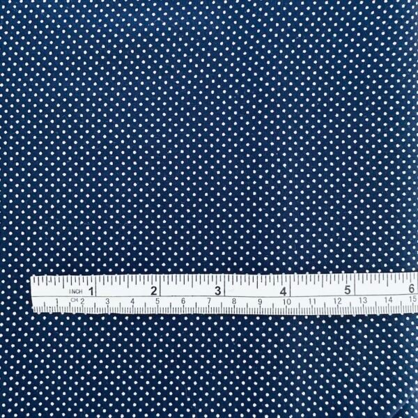 Mircro Dots French Navy by Sew Easy - Image 2