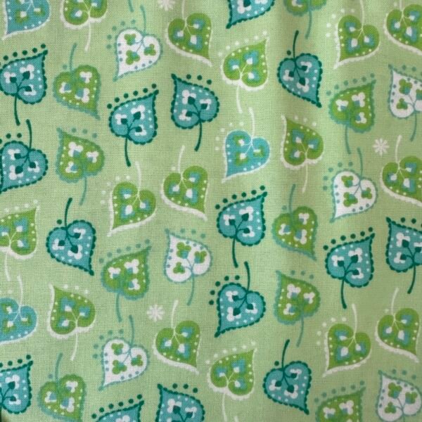 Sugar Garden Leaf Dot Mint Green by Sew Easy